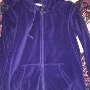 cute royal blue soft jacket